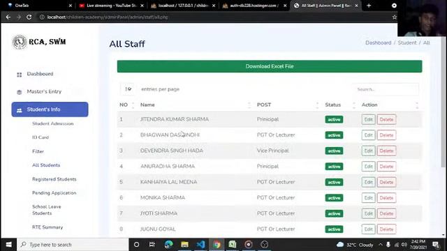 School Management System In PHP (Part-1) смотреть онлайн
