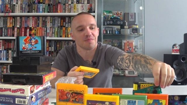 Большое пополнение коллекции картриджами Dendy и Sega смотреть онлайн