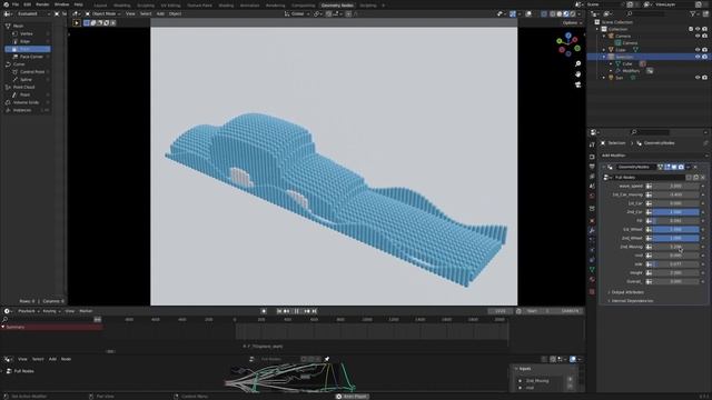Animation Setup Using Instances of Geometry Nodes (Blender) смотреть онлайн