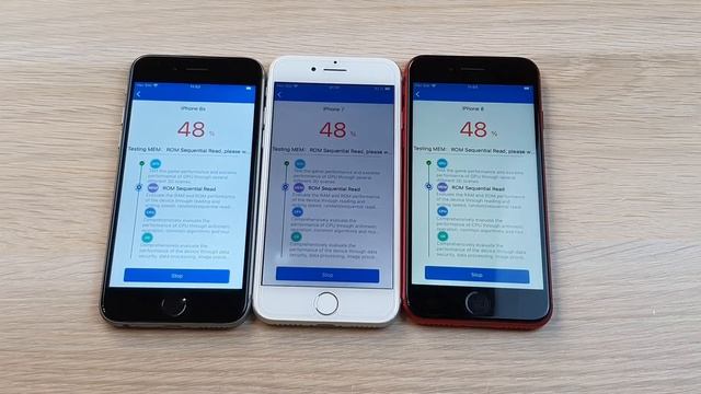 IPHONE 6S VS 7 VS 8 - КТО МОЩНЕЕ? ТЕСТ ANTUTU!
