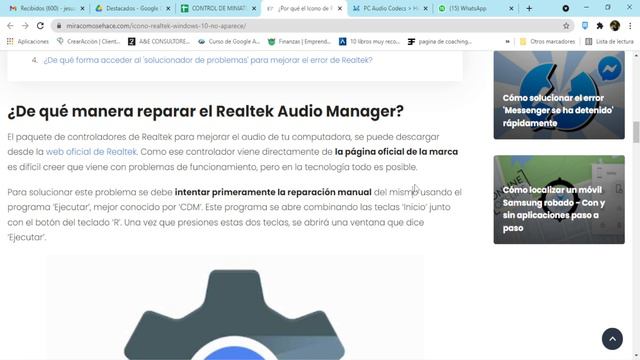¿Por qué el Icono de Realtek de Windows 10 No Aparece y Cómo Solucionarlo? смотреть онлайн