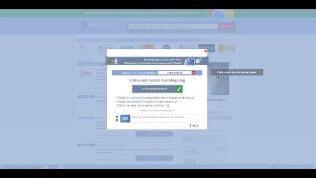Comment utiliser un code promotion Euroshopping смотреть онлайн