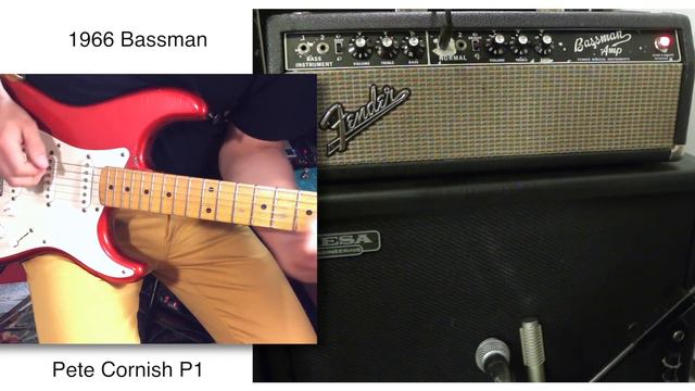 1966 Fender Bassman with Klon Pete Cornish Strymon смотреть онлайн