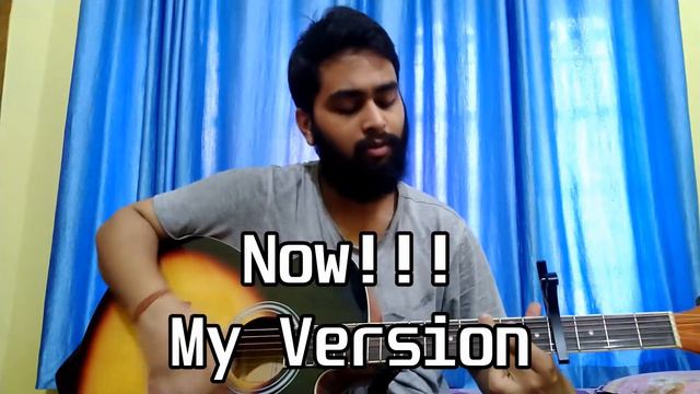 Let me Down Slowly Guitar [Indian Cover + My Version] смотреть онлайн