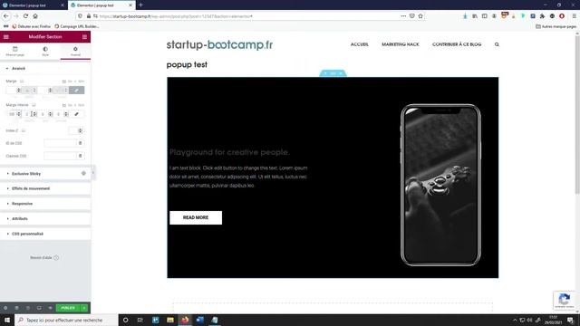 Comment créer un bouton pop-up sur WordPress avec Elementor version gratuite. смотреть онлайн