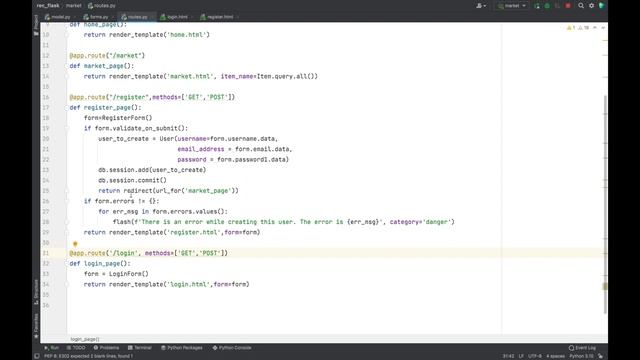 Python Fullstack Development-Build a E-Commerce Website with Flask - Login Form - Python in Tamil смотреть онлайн