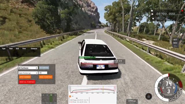 Drifting in BeamNG Drive Italy with an AE86! смотреть онлайн