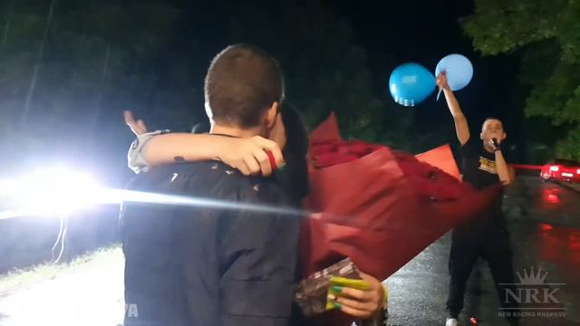 Предложение руки и сердца на гонках #NRK. Ночные автомобильные гонки. Зарожное. Харьков