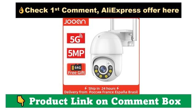 JOOAN 3MP 5MP PTZ WIFI IP Camera