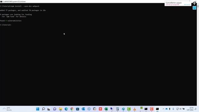 Webpack Kurulumu смотреть онлайн