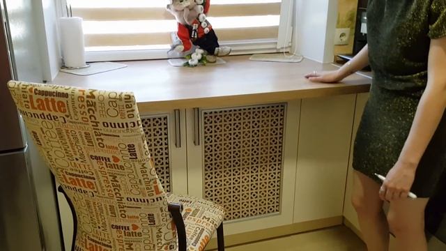 ВИДЕООБЗОР УГЛОВОЙ КУХНИ ПОД ОКНО!!!