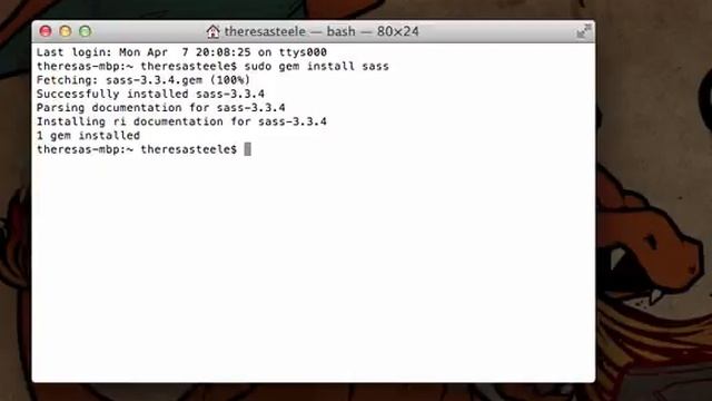 How to Install Sass and Compass on a Mac смотреть онлайн