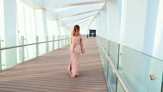 Pink Bohemian Bridesmaid Long Sleeve Mermaid Dress смотреть онлайн