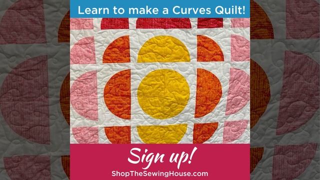 Learn to make a Curves Quilt at The Sewing House! #QuiltClass #QuiltersGonnaQuilt #Quilting смотреть онлайн