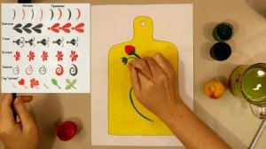 ХОХЛОМСКАЯ РОСПИСЬ✏️УРОК ИЗО?