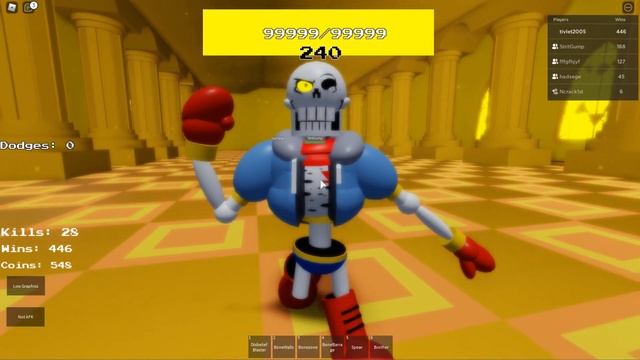 Roblox | Undertale: Judgement Day | Disbelief Papyrus смотреть онлайн