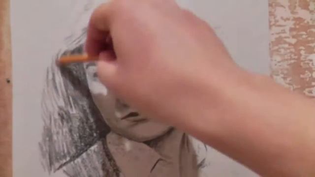 Портрет простым карандашом с фотографии. Portrait in pencil смотреть онлайн