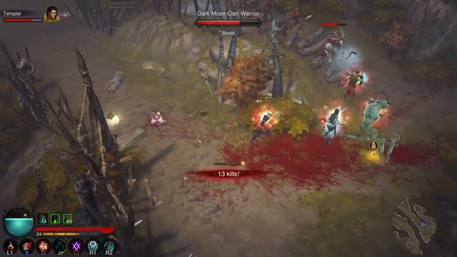 Diablo 3 Necromancer Campaign Walkthrough Part 7 - Halls Of Agony | PS4 Pro Gameplay смотреть онлайн