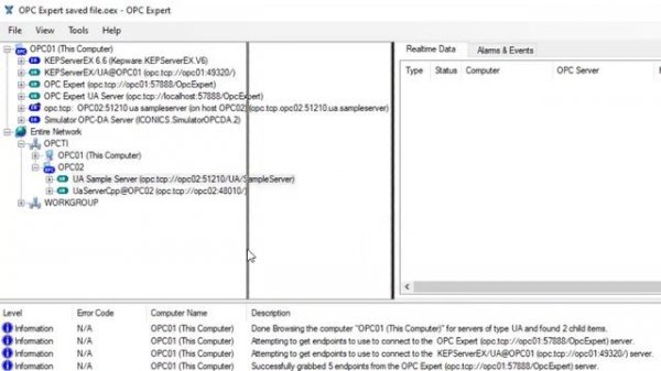 OPC Expert - Convert OPC UA to OPC DA
