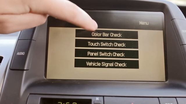 сервисное меню 4 х кнопочного монитора Prius 20 смотреть онлайн