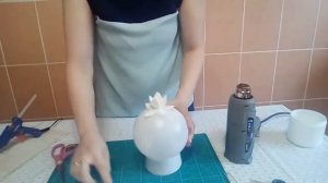 МК. Настольный светильник из Изолона.