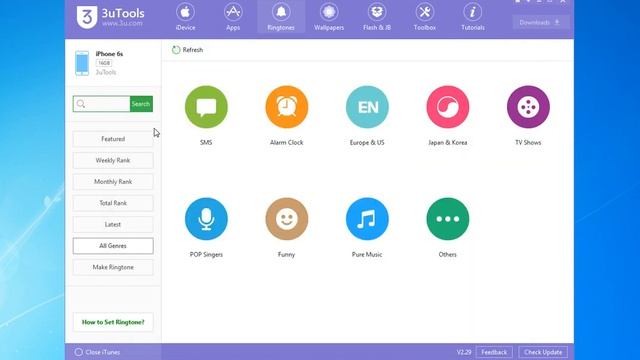 How to download and set a ringtone for your iPhone in 3uTools V2 29? смотреть онлайн