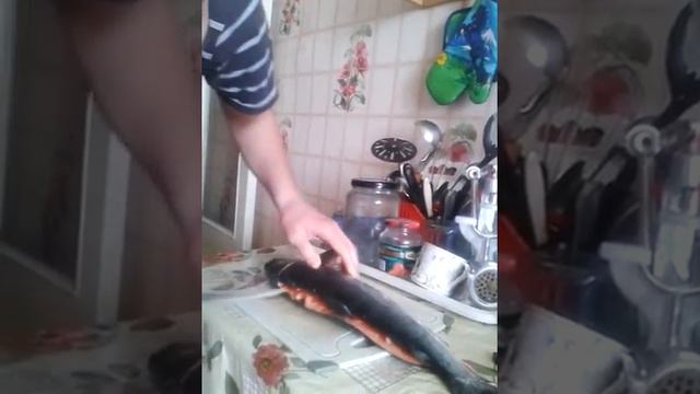 Фелерование рыбы (Горбуша) смотреть онлайн