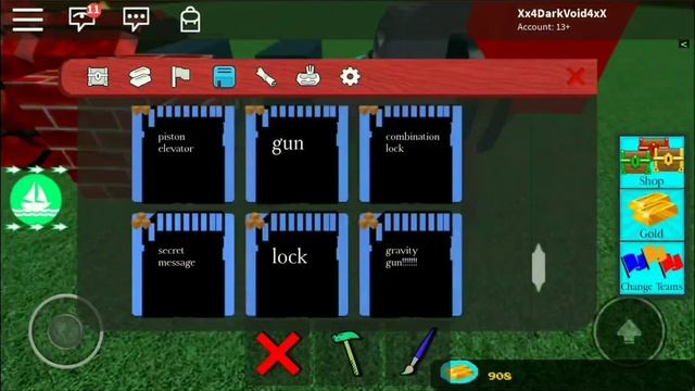 Gravity Gun (Tutorial) Build a Boat For Treasure ROBLOX смотреть онлайн