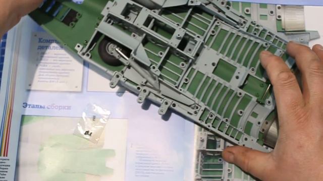 Сборка модели самолета МиГ 29 от DeAgostini №27 смотреть онлайн