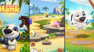 Мой говорящий Хэнк Сборник 1 - 3 Все серии подряд Том и его друзья Мультик - игра про собачку