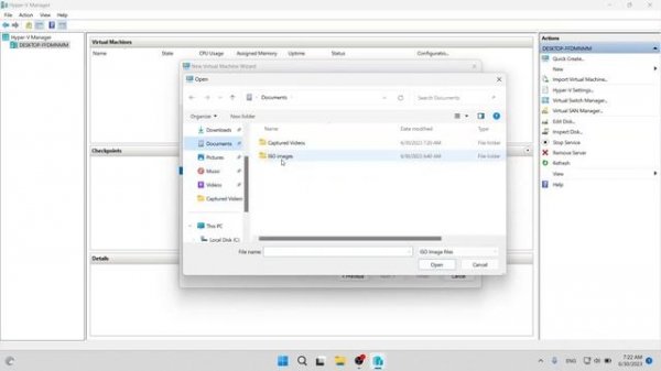 Виртуализация  Hyper-V Windows 11 pro, создание виртуальной машины.