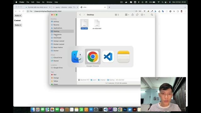 Sự khác biệt giữa click() và onClick() trong jquery смотреть онлайн