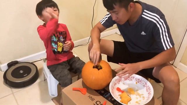 Pumpkin Carvings Jack-o-Lantern Halloween Fun For Kids смотреть онлайн