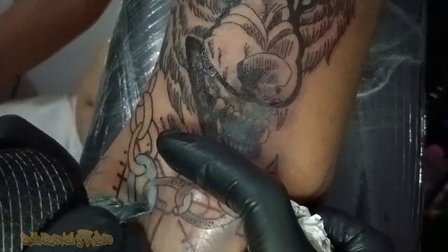 VIKINGS TATTOO client design | TIME LAPSE ( vlog #7 ) смотреть онлайн