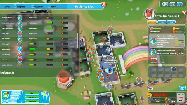 Two Point Hospital: Culture Shock DLC Walkthrough Ep 12/Part 12 [Season 3] - Extreme Micromanagemen смотреть онлайн