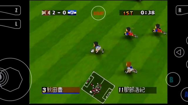 J. League Eleven Beat 1997 Nintendo 64 gameplay on android смотреть онлайн