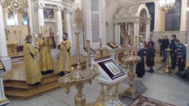 Всенощное бдение.Трансляция 31 октября 2020 г.Собор Вознесения Господня г.Тверь смотреть онлайн