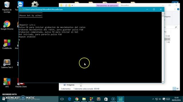 MOUSEBOT | ROBOT MOUSE AUTOMATICO PARA WINDOWS | C++ смотреть онлайн