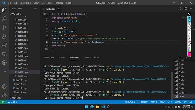 C++ User Input Strings in Kannada | C++ in Kannada | C++ Programming in Kannada Tutorial 23 смотреть онлайн