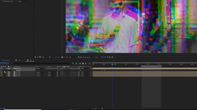 Create 4 Popular Glitch Effects Very Fast | After Effects Tutorial смотреть онлайн