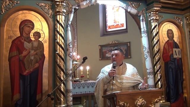 Храмове свято 2019 р.Б. Божественна Літургія.Проповідь.Многоліття.Вітання від мера міста. смотреть онлайн