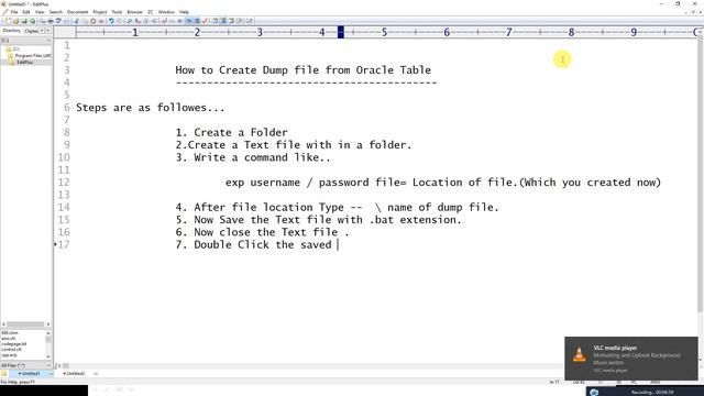Create Dump file Of Oracle Table from Oracle Database смотреть онлайн