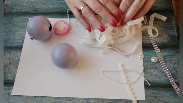 Новогодние шары. Елочные украшения своими руками. смотреть онлайн