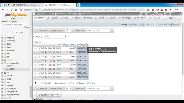 Import Excel File into MySQL Database | Free Tutorial | Tamil | F5Craft - Web Development Company смотреть онлайн