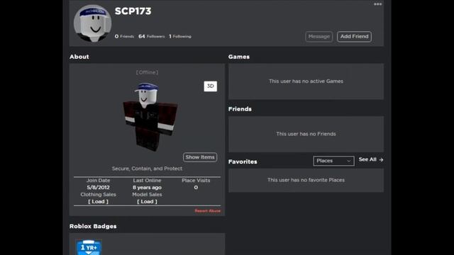 SCP-173 song (extended version) but the lyrics are roblox names смотреть онлайн