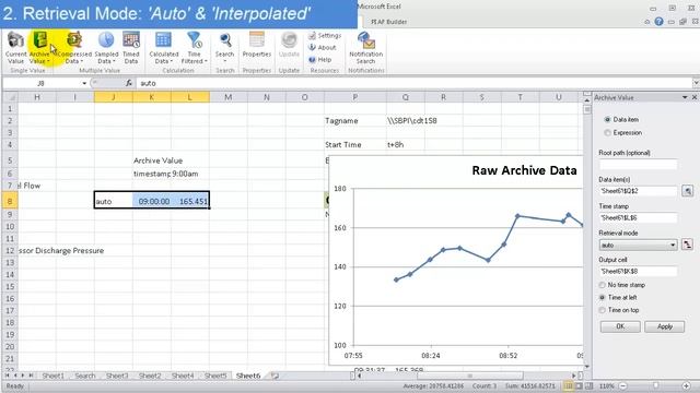 OSIsoft: PI Data Interpolation and Retrieval Modes in PI DataLink (PI DL 2013 Excel Add-in) смотреть онлайн