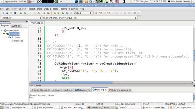 OpenCV Using C++ Lesson 12: Saving Video Capture to a File (Arabic Version) смотреть онлайн