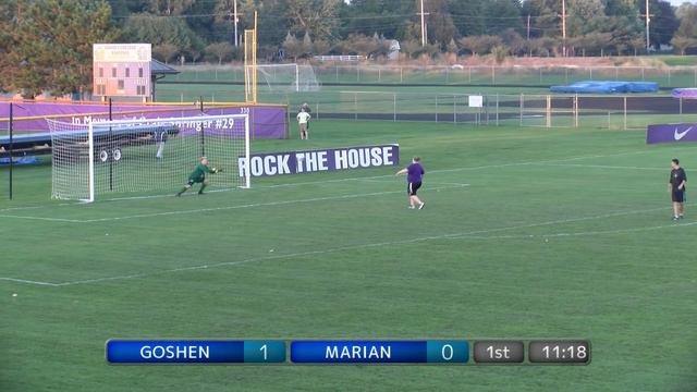 MSC, Oct. 5, 2016: Goshen 2-0 Marian смотреть онлайн