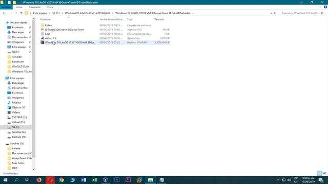El Mejor Windows 10 LiteOS LTSC V2019.04 [32 & 64 BITS] [Google Drive - MEGA] смотреть онлайн