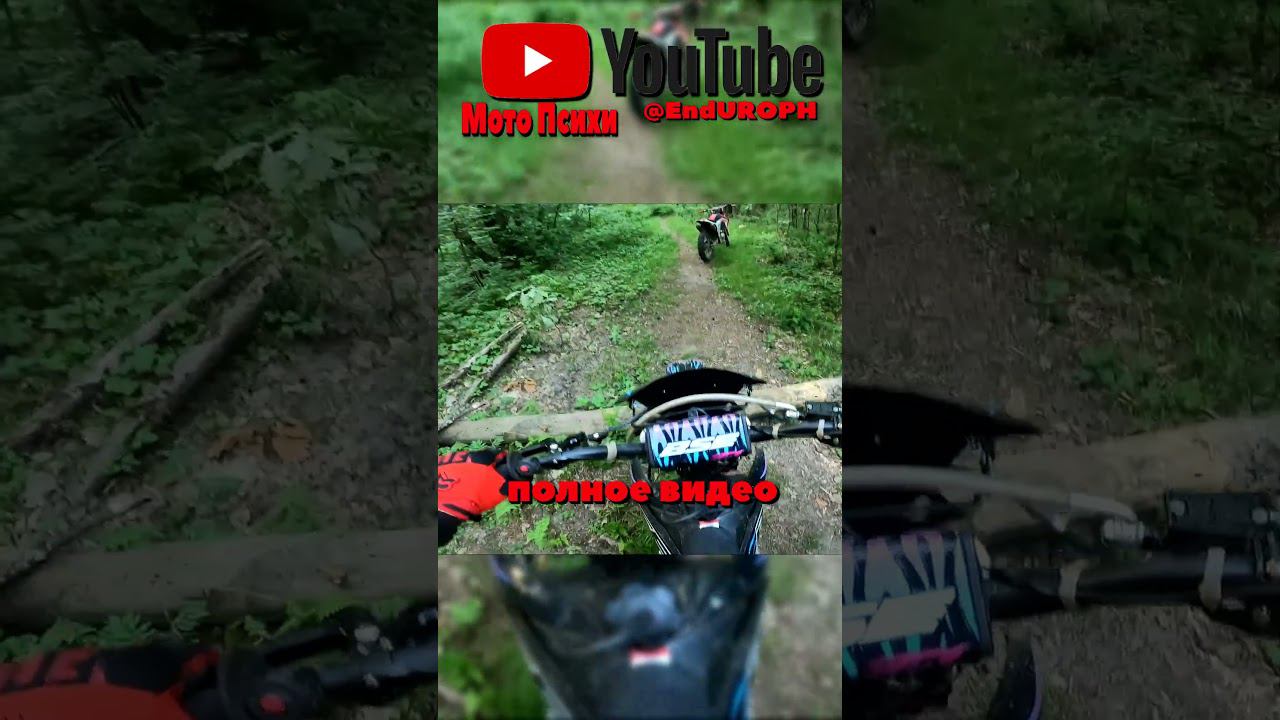 КАК ЛЕГКО ПЕРЕЕХАТЬ БРЕВНО #девушканапитбайке